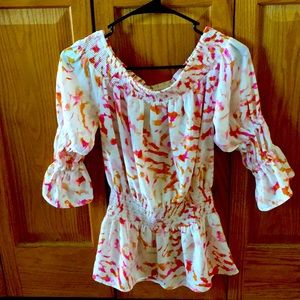 Cabi #6202 Drop Off Blouse , Size XS